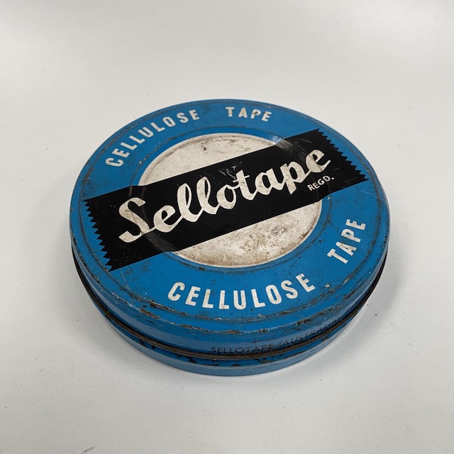 TIN, Vintage Sellotape Packaging
